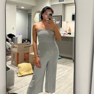 striped jumpsuit